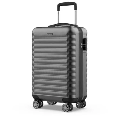 Imagen de NUMADA Maleta de Viaje Cabina 55x36x19cm (30L) Upfly XS con Cierre Combinación y 4 Ruedas Dobles 360. Mano Rígida Resistente, Ligera Interior Compartimentado Gris