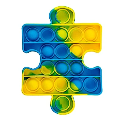Imagen de CRAZE PressNPop Unisex Puzzle Pop it Fidget Toy Juguete Anti Estrés Pieza de Puzle Multicolor, niñas y Adultos (37232)