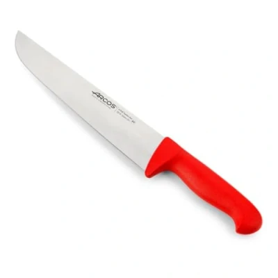 Imagen de Arcos Cuchillo carnicero Acero Inoxidable. cocina profesional para cortar carne, pescado y verduras. Mango ergonómico polioximetileno Hoja 250 mm. Serie 2900. Color azul.
