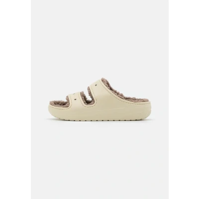 Imagen de Crocs Classic Cozzzy Pantuflas, Talla: 36 37, Bone/mushroom Zapatos