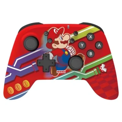 Imagen de Mando Nintendo Switch Horipad Wireless Controller, Super Mario, Para Switch, Inalámbrica, Autonomía de 15h, Rojo