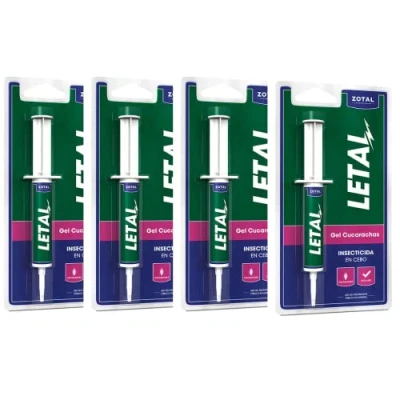 Imagen de LETAL® Gel insecticida (Pack cucarachas x4)