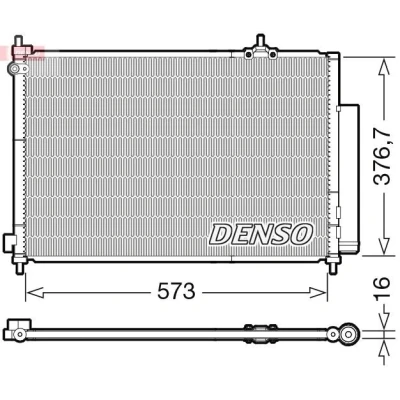 Imagen de DENSO DCN40031 Condensador con secador R 134 a HONDA: CR V 2