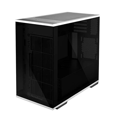 Imagen de Silverstone SST LD01B Lucid Serie Mini Tower Micro ATX Caja para Ordenador (3 Paneles Laterales de Cristal Templado)