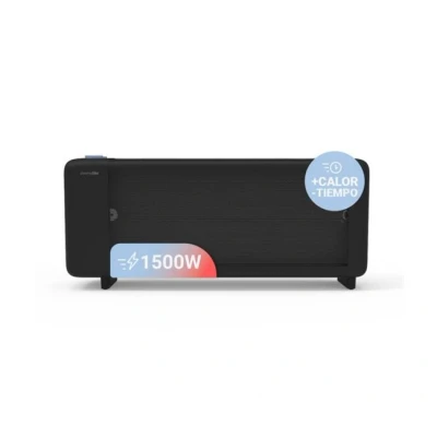 Imagen de UNIVERSALBLUE Calefactor Mica 1500W Blanco Bajo Consumo Calor Radiante y Convección Silencioso