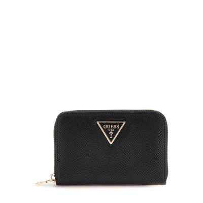 Imagen de Guess Laurel Medium ZIP Around Monedero, Mujer, Talla: One Size, Black
