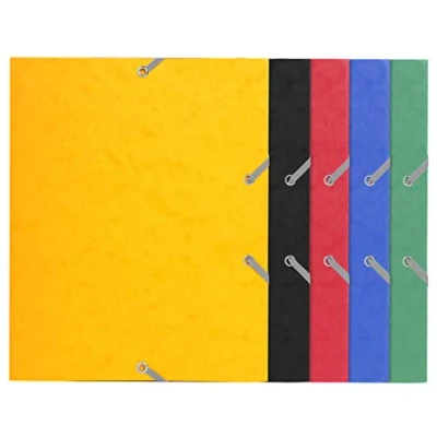 Imagen de Exacompta 55200E Pack de 25 carpetas con goma, A5 24X19CM, multicolor