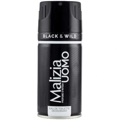 Imagen de Malizia Uomo Black and Wild Desodorante, 150 ml