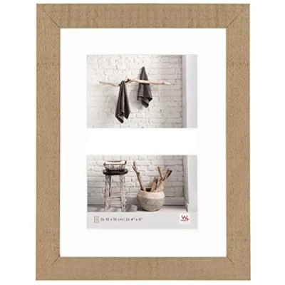 Imagen de Walther Design Walther, Home, Marco Multifoto De Madera Para 2 Fotos, HO215C, 27.4 x 35.9 cm, Marrón