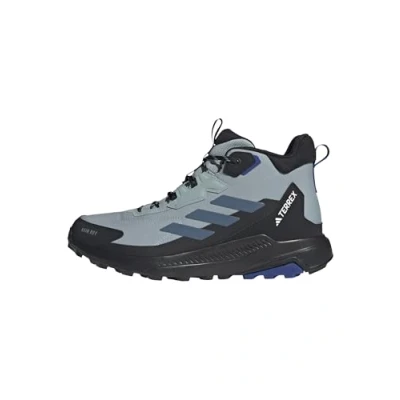 Imagen de adidas Terrex Anylander Mid Rain.RDY Hiking Shoes, Zapatos de Senderismo Hombre, Magic Grey/Wonder Steel/Semi Lucid Blue, 40 2/3 EU
