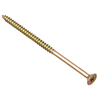 Imagen de Forgefix MPS5100Y Tornillo Multiusos Compatible con Pozi CSK ST ZYP 5,0 x 100 mm, Caja de 100, Multicolor, 5 mm