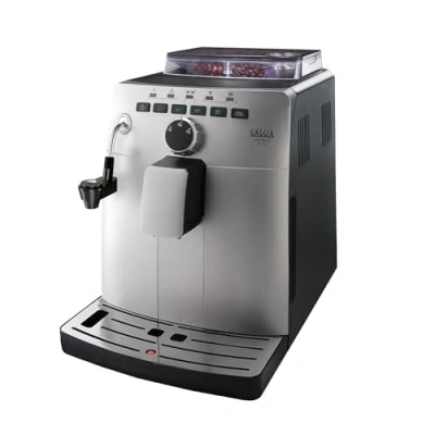 Imagen de Gaggia HD8749/11 Naviglio Deluxe Cafetera Automática, para Espresso y Cappuccino, Café en Grano, 1,5 L, 100% Made in Italy 15 Bar, 1850 W, 230V, Plata,
