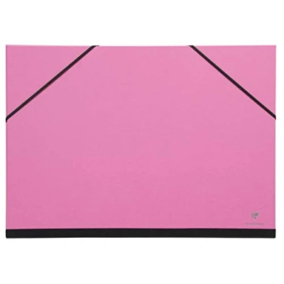 Imagen de Clairefontaine 144806C Caja de dibujo con goma elástica, 28 x 38 cm, color fucsia