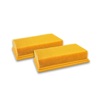 Imagen de vhbw 2x filtro plisado plano para aspirador compatible con Flex S 36, 47, S36, S47, VCE 35 L AC, 45 H M AC