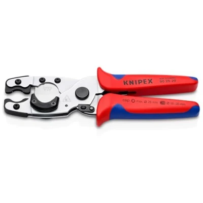 Imagen de KNIPEX Cortatubos para Tubos Combinados, 12  25 mm y de protección, 18  35 con Fundas Multicomponentes Galvanizado, 90 25
