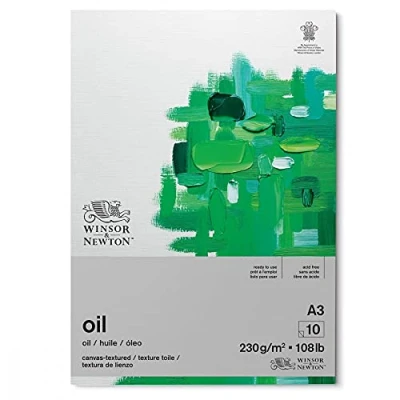 Imagen de Winsor &amp; Newton Bloc papel óleo, Blanco, A3