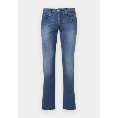 Imagen de Replay Anbass Slim Fit Jeans con Power Stretch, Azul (Medium Blue 009), W28 x L32 para Hombre
