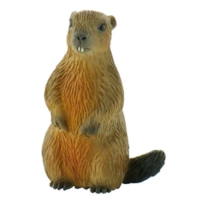 Imagen de Bullyland 64455 Figura de Juego, marmota, Aprox. 5 cm Altura, Pintada a Mano, sin PVC, para Que los niños jueguen con la imaginación, Color Colorido (Bullyworld 64455)