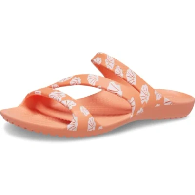 Imagen de Crocs Kadee Ii Sandal W, Sandalia Mujer, Papaya Multi, 36/37 EU