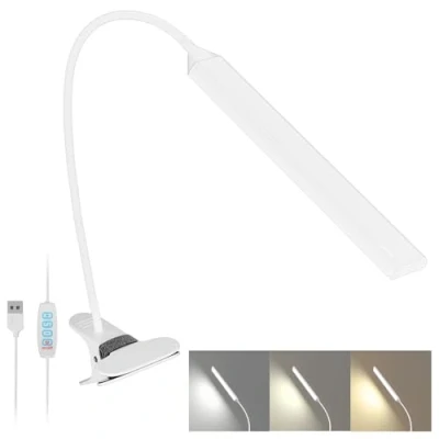 Imagen de LUTW LED Luz Lectura con Clip Blanco