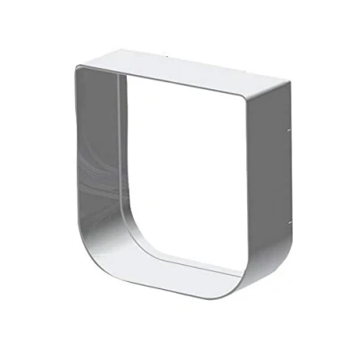 Imagen de Ferplast Extensión para Puerta Gatos, Gatera con Microchip, basculante Swing Microchip Extension, 22,5 x 16,2 h 25,2 cm Profundidad 5 cm, Blanco