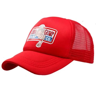 Imagen de Forrest Gump del Sombrero Casquillo De Cosplay 1994 Bubba Caps Ejecución Deporte Al Aire Libre Neto La Malla Béisbol Snapback Capsula