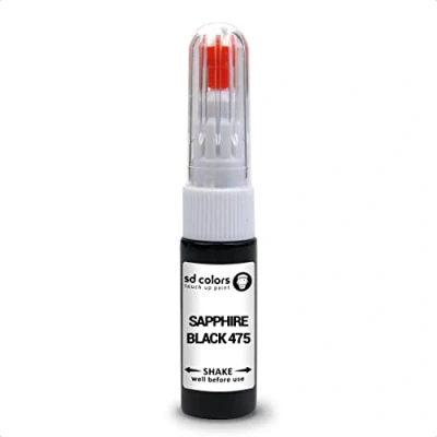 Imagen de SD COLORS SAPPHIRE NEGRO 475 compatible con BMW New Touch Up Paint Pen Kit de reparación 20 ML SCRATCH CHIP CEPILLO COLOR CODE