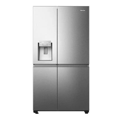 Imagen de Hisense RS818N4TIE Frigorífico Side by Side, con Dispensador de Agua y Hielo, Total No Frost ventilación Multi Air Flow, 642 L Capacidad, Acabado Inoxidable