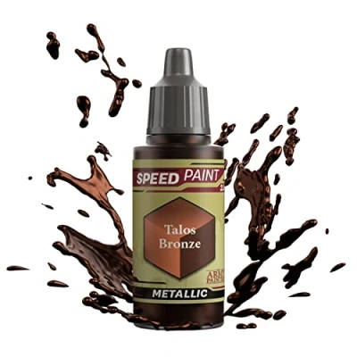 Imagen de The Army Painter Speedpaint Talos Bronze 2.0, Pintura Acrilica Individual de 18ml Solución Una Capa Para Tabletop Miniaturas Como Warhammer 40k y figuras Dungeons and Dragons.