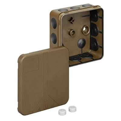 Imagen de Spelsberg 2 K 12 l/BR Polypropylene (PP), Thermoplastic elastomer (TPE) Electrical Junction Box Boxes (Brown, 85 mm, 37 mm)