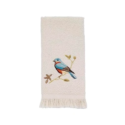 Imagen de Avanti Linens Gilded pájaros Toalla de baño, Crema, Fingertip