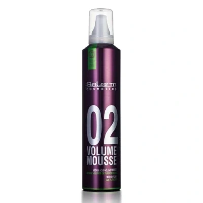 Imagen de SALERM Espuma Volumen Pro Line Volume Mousse 02 405 ml para Cabellos Finos con Ácido Hialurónico Mejora la Hidratación y Elasticidad del Cabello Conserva Prolonga Duración Color