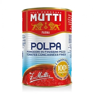 Imagen de 6x Mutti Polpa di Pomodoro Tomato Sauce Pulp 400g 100% Italian! in dose