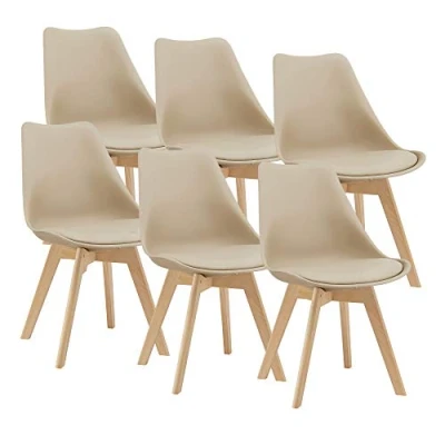 Imagen de Set de 6x sillas comedor fläten estilo escandinavo madera