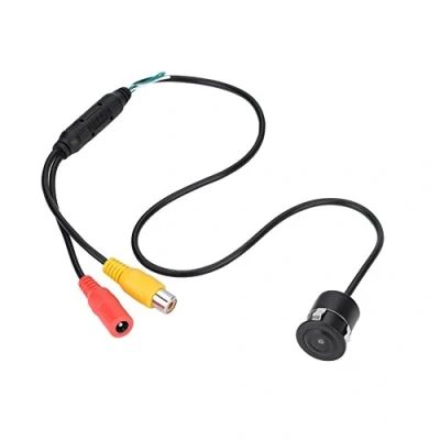Imagen de Mini cámara de CCTV a Color Prueba Agua con Cable 170 Gran Angular, visión Nocturna IR 100W píxeles para Coche