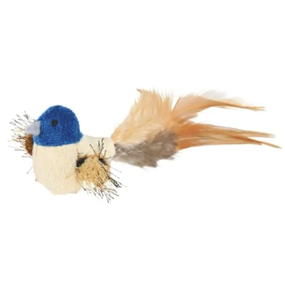 Imagen de TRIXIE Pájaro con Plumas y Catnip, Peluche