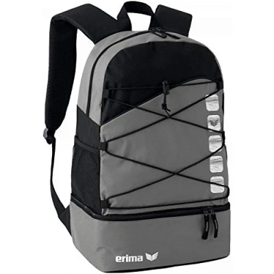 Imagen de Erima GmbH 723344, Mochila Multifunción con Compartimento Inferior, Granito/Negro, 24.3 litros, 30 x 18 45 cm