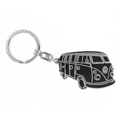 Imagen de BRISA VW Collection Llavero de Metal T1 Camper Bus con Forma Silueta (Silueta/Negro)