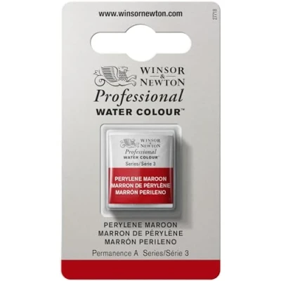 Imagen de Winsor &amp; Newton Acuarela Profesional Pintura De Acuarela, Alta Luminosidad, Resistente a la Luz, Calidad Archivo, 1/2 Godet, Color Marrón Perileno
