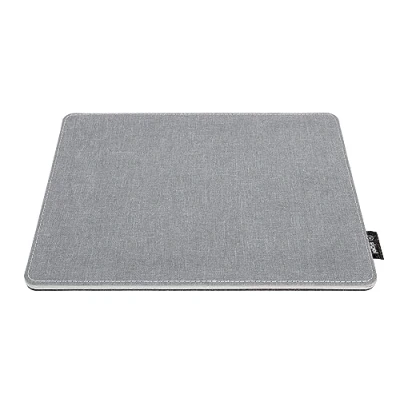 Imagen de SIGEL SA201 Alfombrilla para ratón, imitación de cuero con aspecto lino, 25 x 0,7 20 cm, gris claro/negro