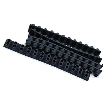 Imagen de 5 pcs Almohadilla de goma conductora Compatibilidad Yamaha PSR GX76/PSR E433/PSR E423/PSR E413/PSR E403/PSR E313/YTP 420 MM6 etc Botón silicona