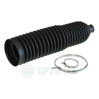 Imagen de OPTIMAL LM 10067S Fuelle de Dirección Termoplástico Eje delantero con abrazaderas 20, 63mm 254mm AUDI: A4 B5 Sedán, A6 C5 Avant