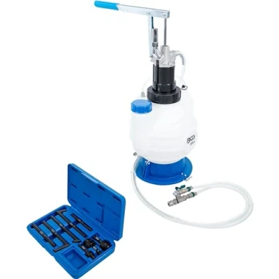 Imagen de BGS 9991 Suministrador de aceite transmisión con bomba manual sistema retorno 8 adaptadores 7 l