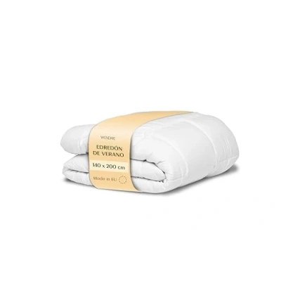 Imagen de Wendre Edredón Verano Cama 90/105 (140x200 cm) Ligero y Transpirable Relleno Nórdico para Noches Frescas, Certificado Oeko Tex