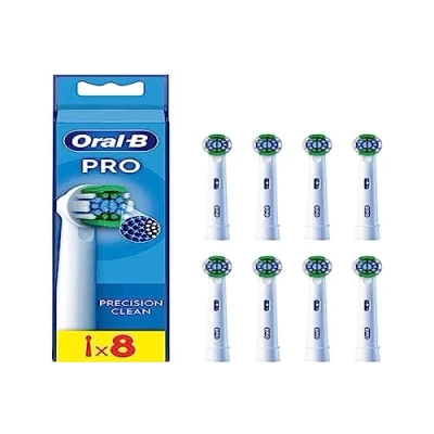 Imagen de Oral B Pro Precision Clean Cepillos para cepillo de dientes eléctrico, paquete 8 unidades