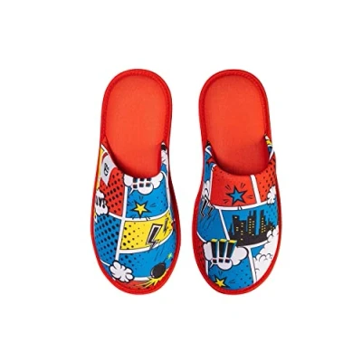 Imagen de Dedoles Pantuflas Unisex Hombre Mujer y Niños Espuma viscoelástica muchos diseños divertidos Unicornio Gatos Aguacates Planetas Salchicha Regalo, Color: Cómicos de colores, 42 43 EU