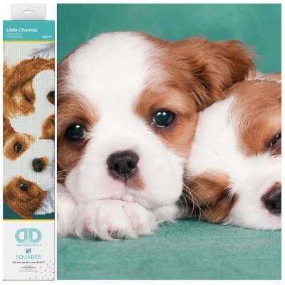 Imagen de Diamond DOTZ ® Little Champs, Full Drill, Square Dotz, Art Dog, Kits de Pintura Diamantes Perro, Arte Cachorro, Animales,