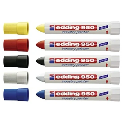 Imagen de Edding Rotulador especial 950 Industry Painter, 10 mm, individual y en diferentes cantidades, colores surtido a elegir (5, 5 colores)