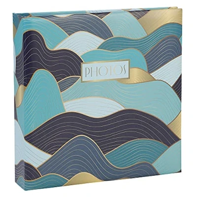Imagen de Exacompta 62662E Álbum de fotos con bolsillos OCEAN 200 10 x 15 cm 100 páginas formato 22,5 22 tapa recubierta una laminación mate estampado en colores moda