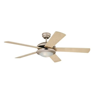 Imagen de Westinghouse Lighting Comet Ventilador de Techo E14, 40 W, Titanio